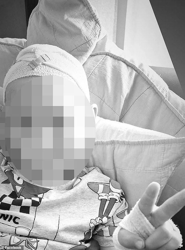 The couple allegedly shaved their son's head and eyebrows, bandaged his head to give the impression he was receiving radiation treatment and made him travel in a wheelchair.