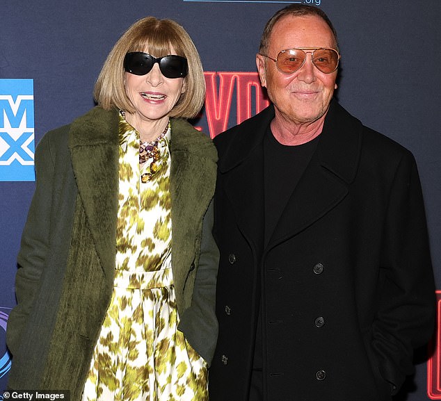 The fashion industry was also well represented at the Gypsy opening, where Anna Wintour was seen posing with Michael Kors