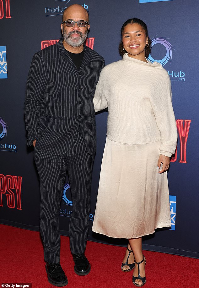 Tony-winning actor Jeffrey Wright, meanwhile, turned the opening into a family outing, sweetly bringing along his 19-year-old daughter Juno