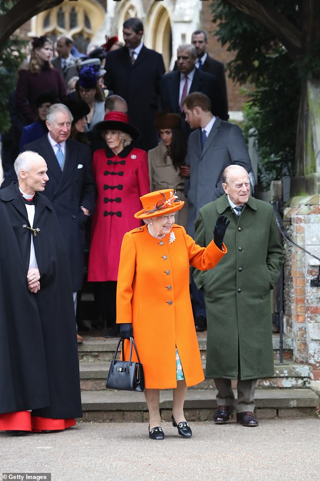 After the service, the family returned to Sandringham for lunch and gathered to watch the Queen's annual Christmas broadcast, a tradition that concluded their celebrations.