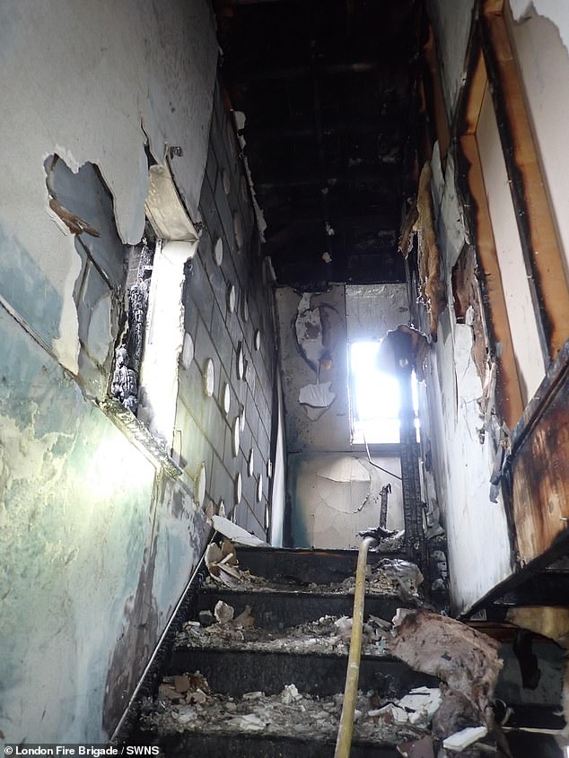 According to the London Fire Brigade, the fire was caused by an e-bike attachment that was working in the home