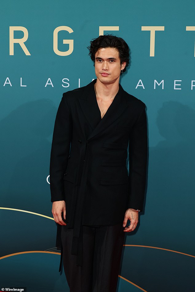 Chloe most recently dated Charles Melton (pictured), with the pair quietly ending their romance towards the end of 'last year' after first being romantically linked in the spring of 2023