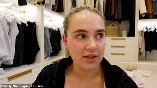 Elsewhere in her new vlog, Molly-Mae opened up about her 'beautiful' reunion with her ex-fiance Tommy Fury after they took their daughter Bambi to a soft play center last weekend