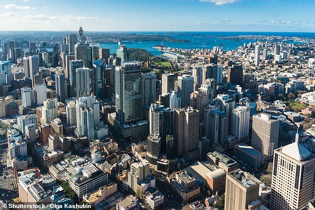 Despite the financial benefits of owning investment properties, Mr McLellan said property investors are not helping the current housing crisis across Australia (pictured Sydney's CBD)