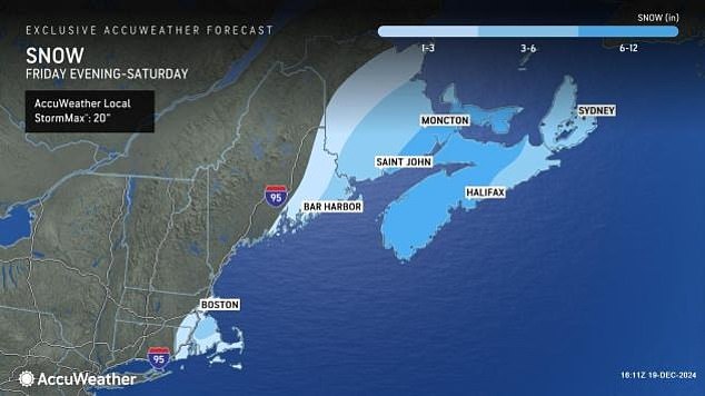 The storm currently forming off the Atlantic coast could usher in a period of heavy snow and strong winds in the Northeast, stretching from Friday evening into Saturday morning