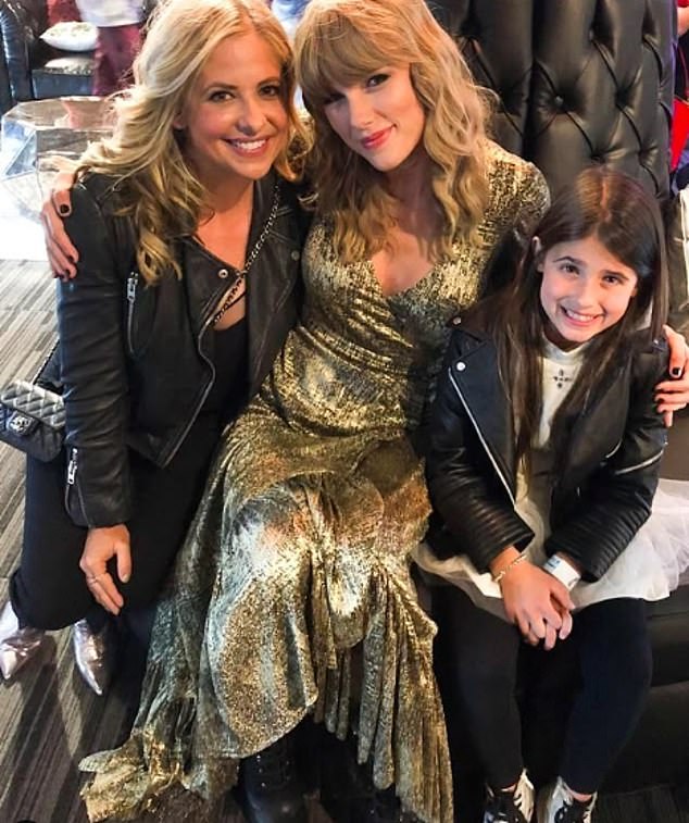 The Cruel Intentions star's daughter Charlotte is also a big fan of Taylor Swift and met the pop superstar in 2018