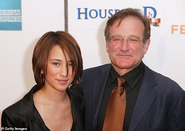 She is the daughter of the late and beloved comedian Robin Williams; pictured in May 2004 in New York City