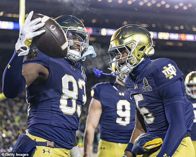 The Notre Dame Fighting Irish steamrolled their way to a 27-17 victory over the Hoosiers