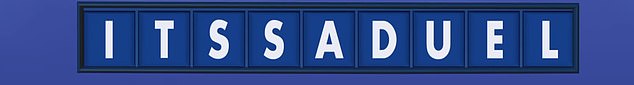 Mrs. Wood prevailed by solving the final riddle by unraveling nine letters “I, T, S, S, A, D, U, E, L” to make a word