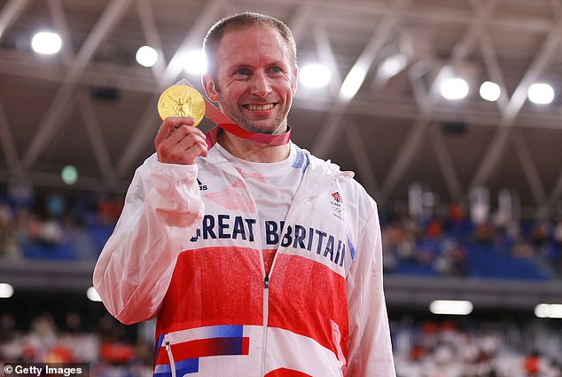 Jason Kenny, who surpassed Hoy as Britain's most successful Olympian when he won his seventh gold in Tokyo, is now Richardson's coach at British Cycling