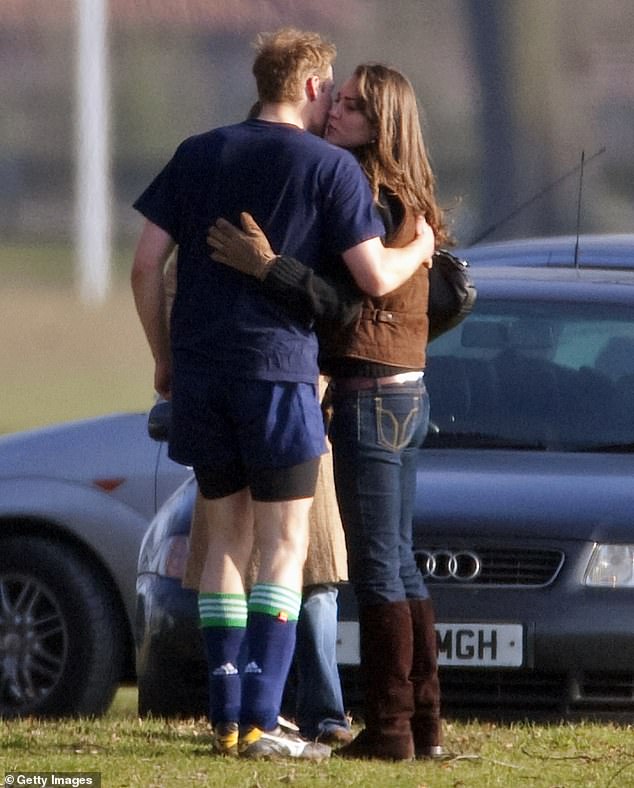 Kate had known William since they met at university in 2001 and the couple had attended a number of royal events together over the years. Pictured during an old boys match at Eton College on March 18, 2006