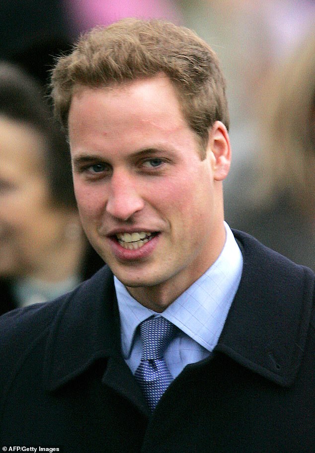 Prince William arrives at church for the traditional Christmas Day service at Sandringham in 2006