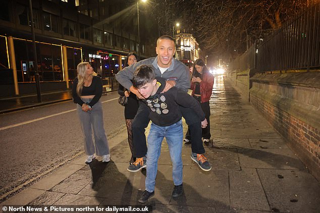 NEWCASTLE: A man gets into the Christmas spirit by giving his friend a ride