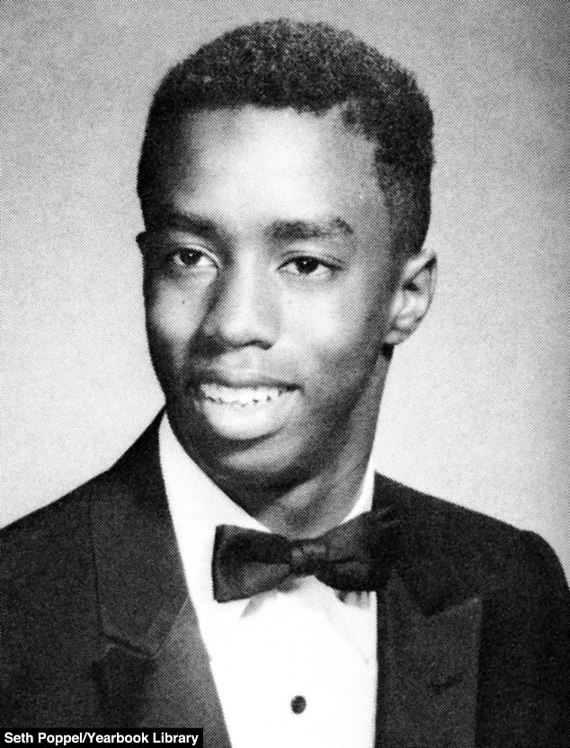 Combs was pictured in his senior yearbook taken from Mount St. Michael Academy in Mount Vernon, New York in 1987