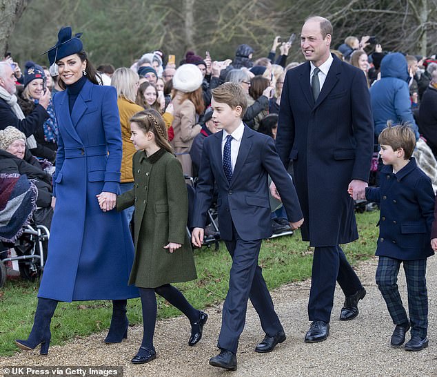 This year, William and Catherine, Princess of Wales, are expected to hold their own festivities with their children at nearby Anmer Hall, their country home