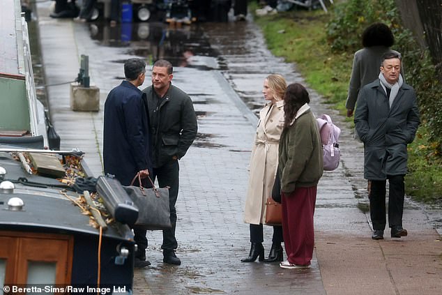 Tom and Joanne imagined themselves filming on the streets of London with other cast members