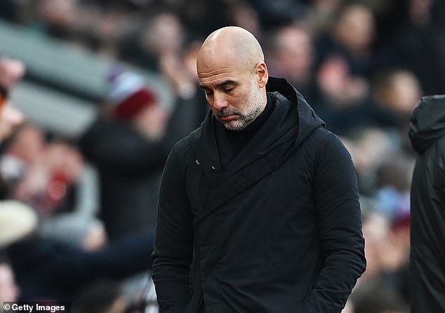 Pep Guardiola's side were absent some of their key players, especially in defensive positions