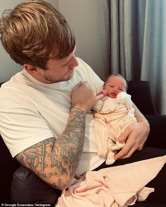 The former TOWIE star welcomed her second child with husband Tommy Mallet, 31, last month