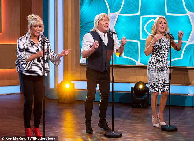 The Fizz performs Bucks Fizz's Eurovision Song Contest winning song Making Your Mind Up