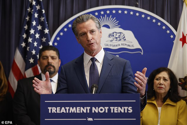 He wants to see more activity at the state level. Last year, Governor Gavin Newsom (pictured) vetoed a bill that would encourage developers to renovate older buildings by relaxing zoning laws. Haney plans to reintroduce the bill