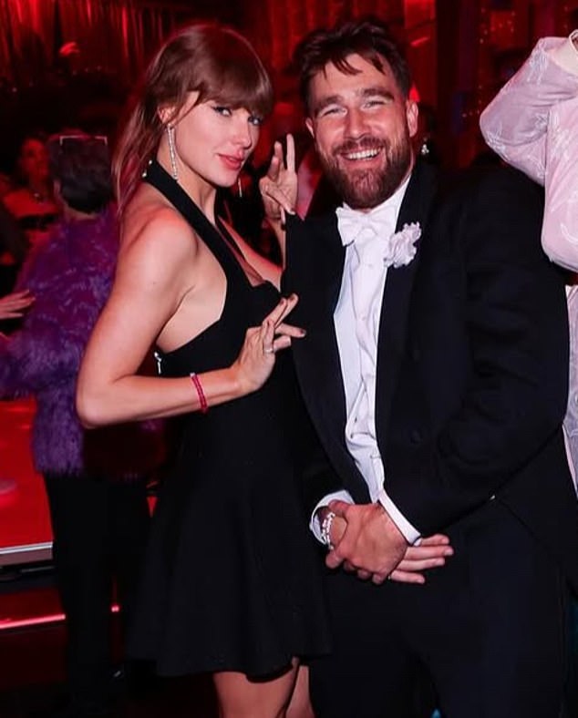 Earlier this week, photos emerged of the surprise party Kelce threw for Swift to celebrate the end of her marathon tour