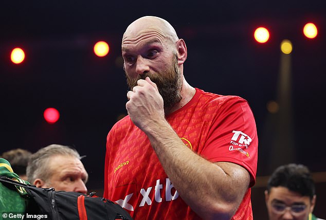 A clearly disappointed Fury left the ring after his second career defeat was confirmed