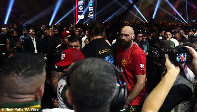 The 37-year-old then stormed out of the ring without giving a post-fight interview