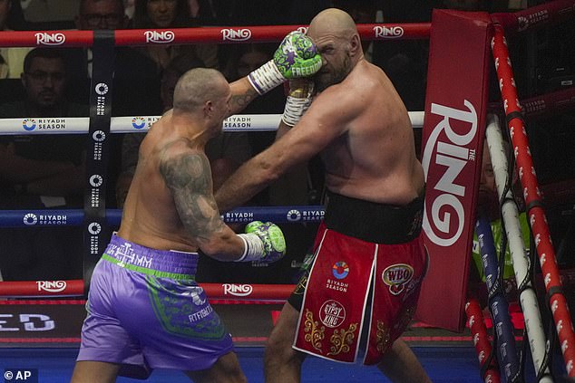 But Fury claimed he had won by at least three rounds and denounced a 'Christmas present' from the judges