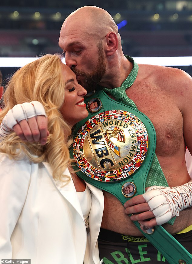 In October, he revealed that Paris had suffered a miscarriage with their eighth child on the eve of his first fight against Usyk in May.