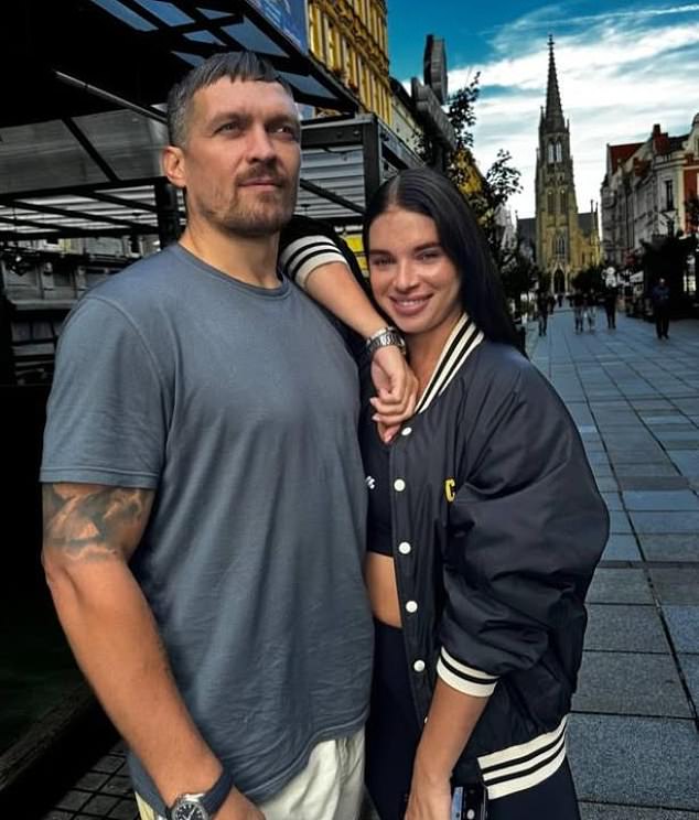 Usyk has four children with his wife Yekaterina, with whom he spoke 'every day' in the run-up to the war