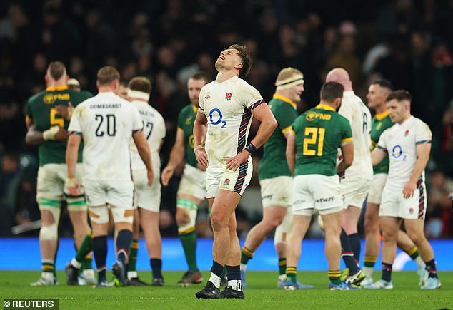 Despite taking an early lead, England were also beaten by the Springboks last month