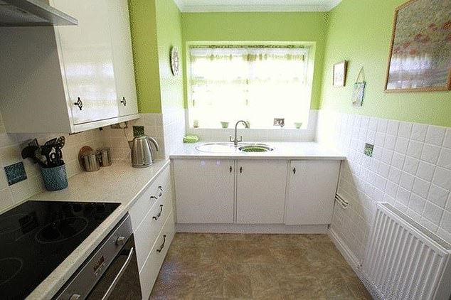 Musk's grandmother's kitchen. She grew up in pre-war poverty as part of a 'proud, hardworking family' before leaving Britain to settle in South Africa