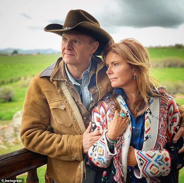 Mark Burnett, who grew up in Dagenham, east London, has become one of America's most successful TV producers – he is pictured with his third wife, Irish actress Roma Downey