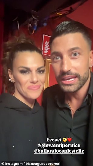 Giovanni returned to the Strictly floor in September, but instead as a professional on Italian version Ballando Con Le Stelle