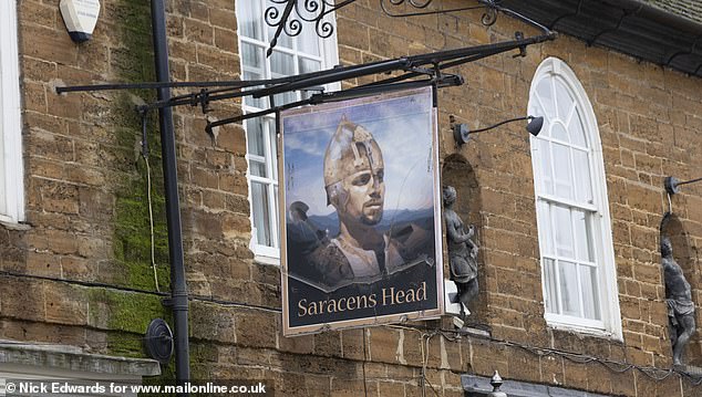 MailOnline visited another Saracens Head pub in Towcester, near Northampton, where punters were equally offended by Baqa and his demands