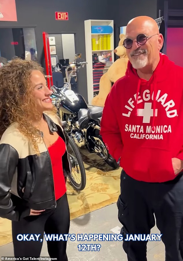 It's unclear if Heidi will return to judge the 20th season of America's Got Talent, but judge Howie Mandel (R, pictured December 9) and AGT #11 alumnus Sofie Dossi (L) will host the first in-person audition at the Pasadena Convention Center on January 12