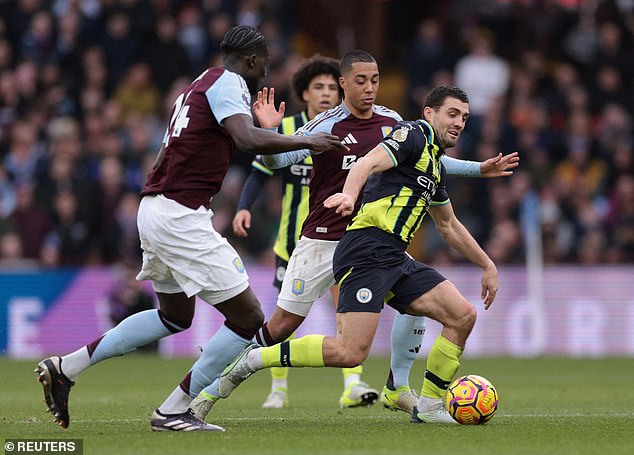 Youri Tielemans, Amadou Onana and Boubacar Kamara caused problems for City on Saturday