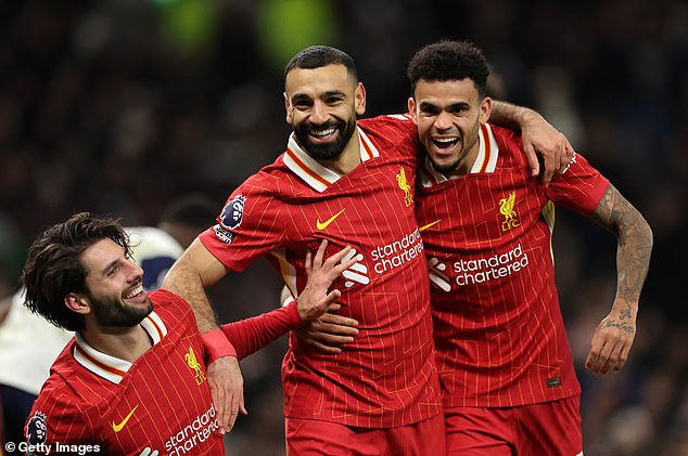 The Reds ran riot and defeated Tottenham 6-3 in their Premier League match on Sunday evening