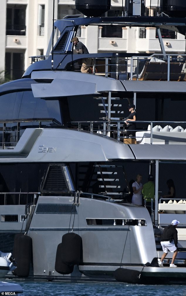 Their yacht is aptly named Seven, after the former England player's shirt number. It is also the middle name of 12-year-old daughter Harper