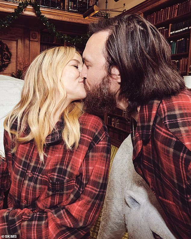 Earlier in November, Kate shared a kiss with her fiancé Danny Fujikawa for their annual Christmas card in photos she shared on Instagram