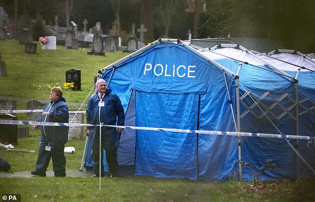 On October 11, 1991, a headless torso with its arms cut off was found in the sleepy village of Bolney in West Sussex. The photo shows the body being exhumed in 2009