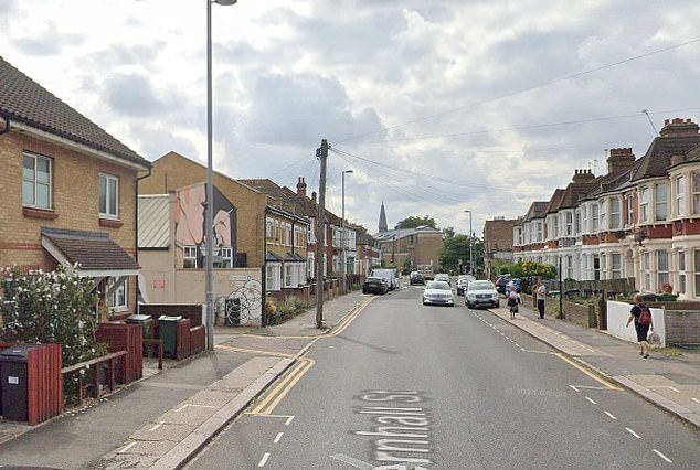 A general view of the road where Mr Gooderham lived with his partner in Walthamstow