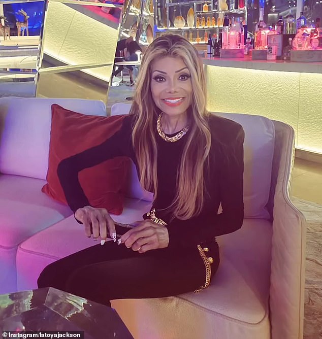 She captioned the clip: “Happy holidays guys! Welcome to Qatar! #Qatar #doha #fun #work #instagood #life #hoildays #photooftheday #love #latoyajackson