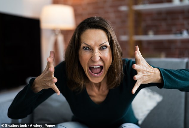 The moment you realize that the mood swings that sabotage your relationship and make you irritable at work are actually caused by hormones – and are treatable – is the moment you regain control of your life (stock image)