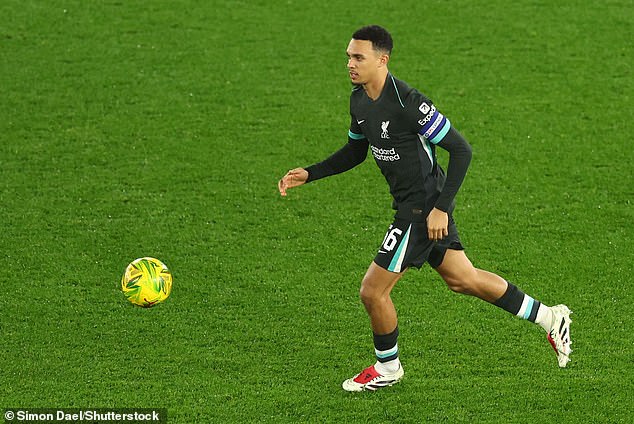 The full-back was serenaded by fans during last week's Carabao Cup win over Southampton