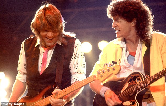 It was internal conflict between Cronin and guitarist Bruce Hall that led to the 'irreconcilable differences' that resulted in the band's breakup (pictured in Chicago in February 1981)