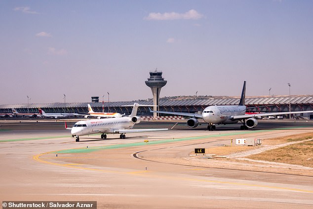 The case is similar to that in Carry-On - the new explosive Christmas film based around an airport (stock image)