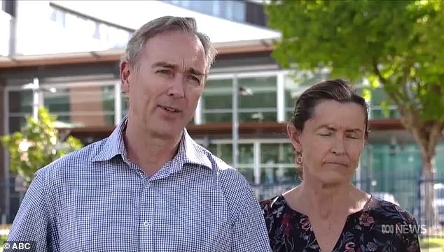 The photo shows Stephen and Julie Shorey, the parents of poisoned Australian student Alex Shorey