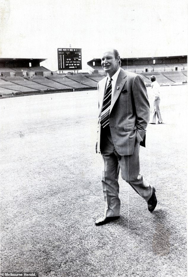 Bradman feared apartheid would tear the cricket world apart – and he harbored similar fears about the one-day revolution started by Kerry Packer (pictured)