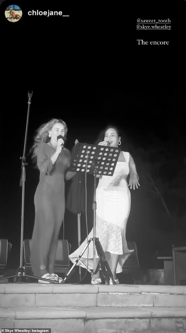 The 30-year-old posted a clip to Instagram on Monday of her and a friend performing a slick rendition of Ellie Goulding's Love Me Like You Do.